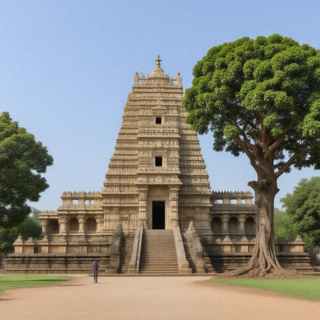 AI-created image of Ekambareswarar Temple
