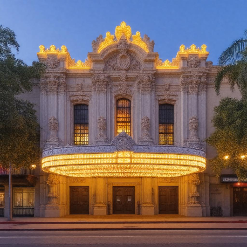AI-created image of El Capitan Theatre