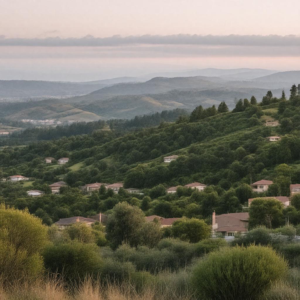 AI-created image of El Granada Highlands