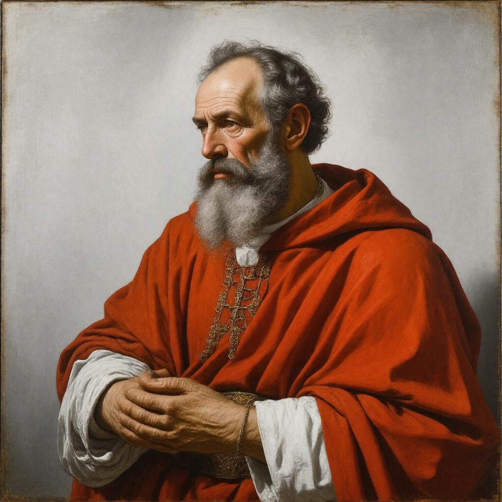 AI-created image of El Greco's 'St. Jerome'