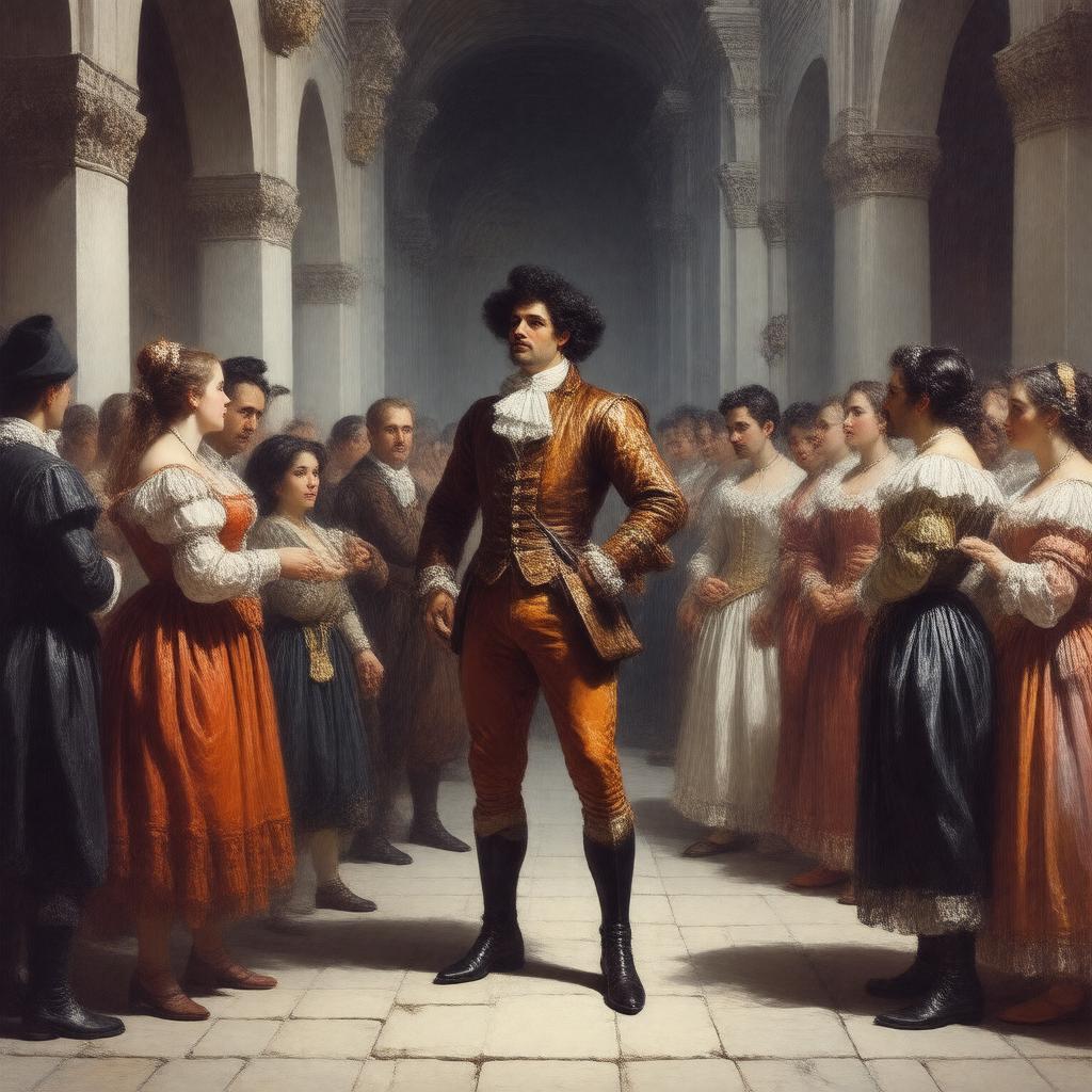 AI-created image of El burlador de Sevilla