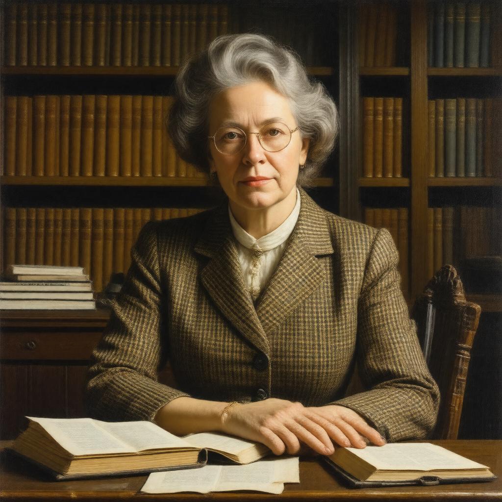 Click to view larger image AI-created image of Elaine Anderson Scott