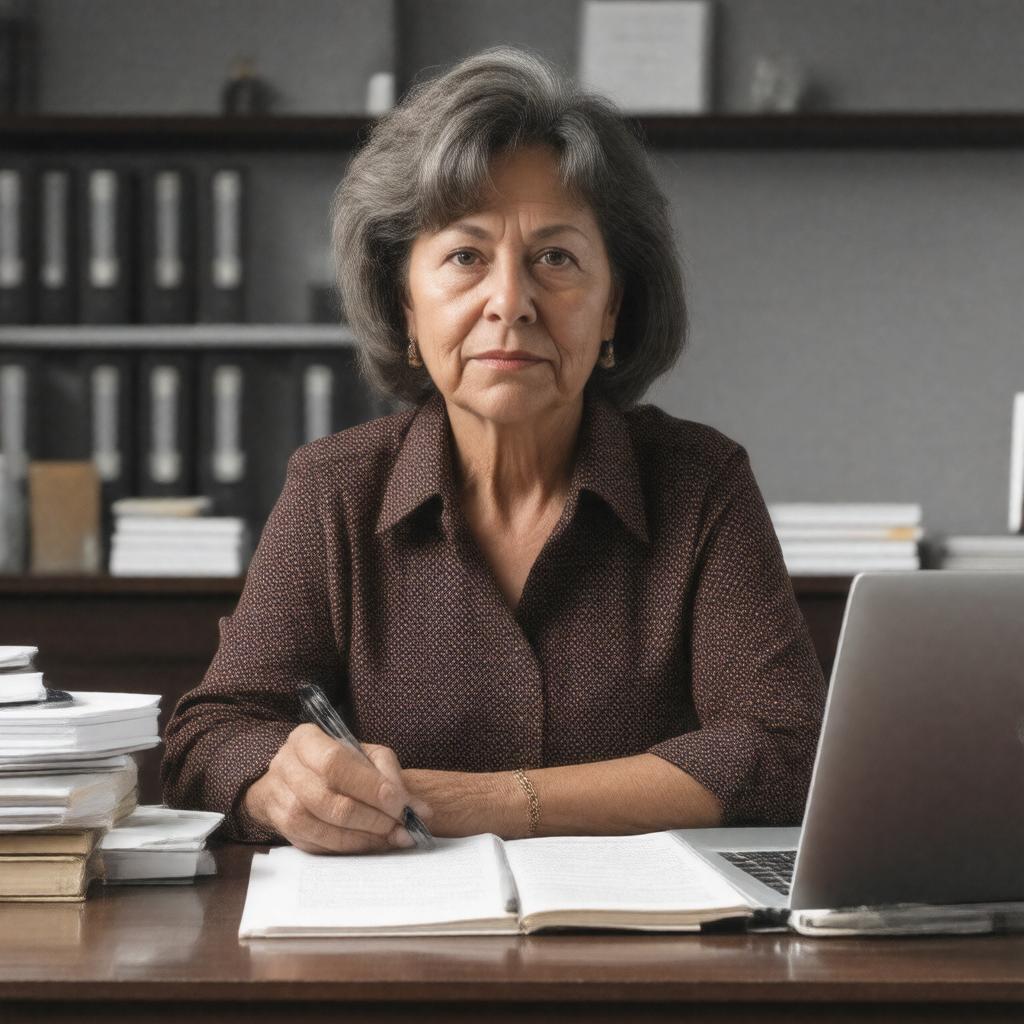 AI-created image of Elaine Blair