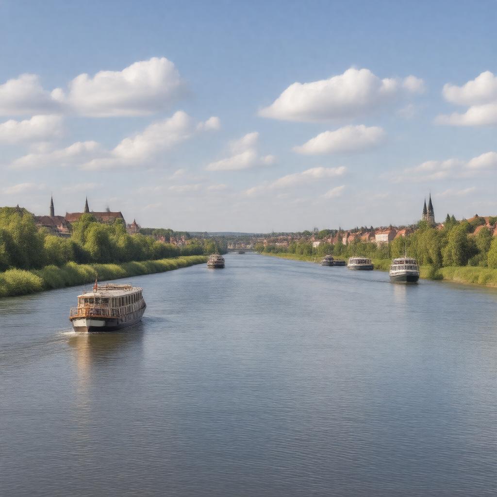 AI-created image of Elbe