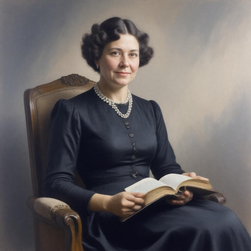 AI-created image of Eleanor Randolph Wilson