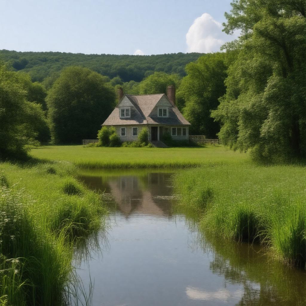 AI-created image of Eleanor Roosevelt National Historic Site