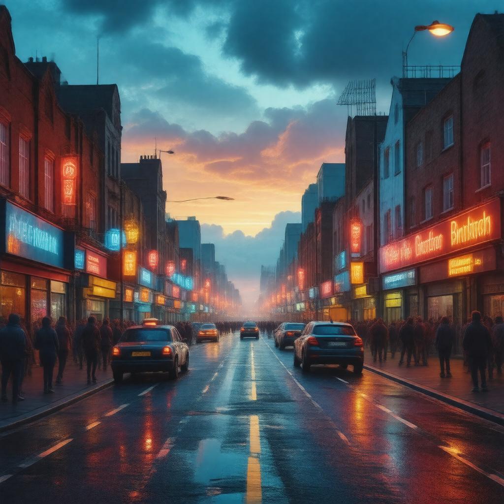 AI-created image of Electric Avenue