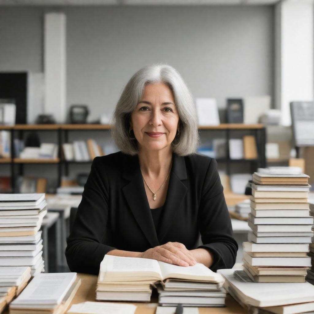 AI-created image of Elena Esposito