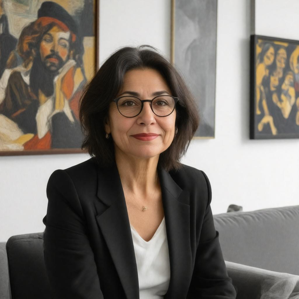 AI-created image of Elena Ochoa