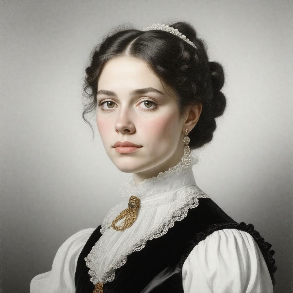 AI-created image of Eleonore Bednowicz