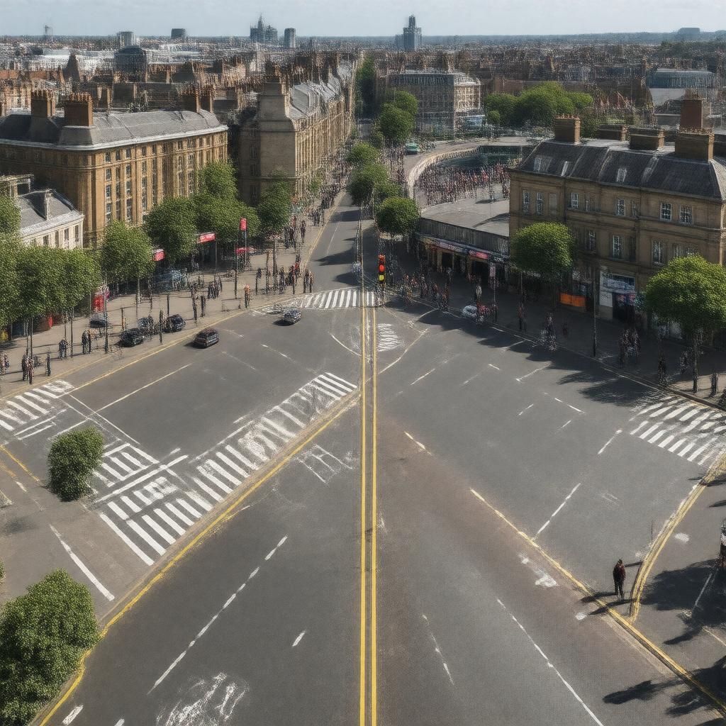 AI-created image of Elephant and Castle