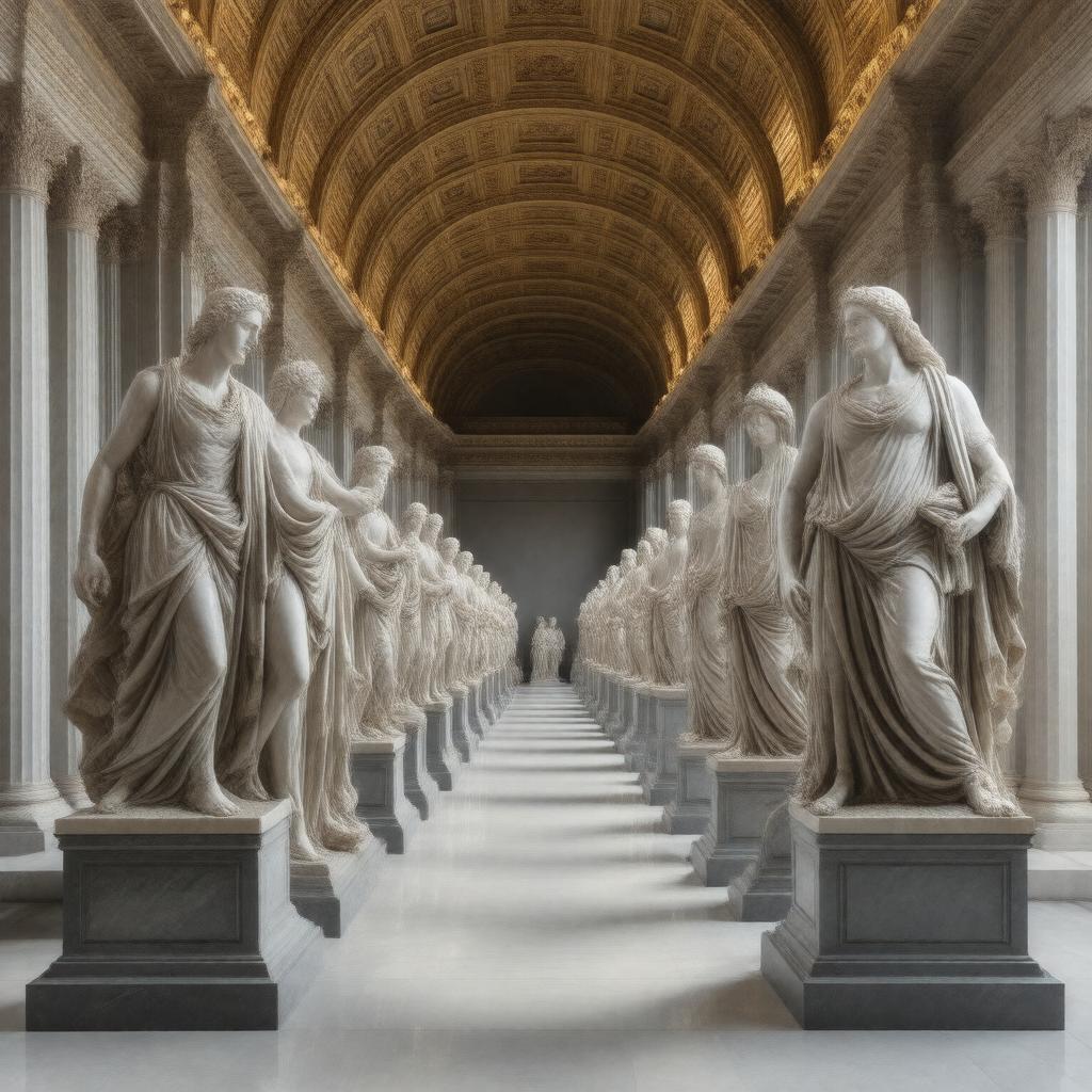 AI-created image of Elgin Marbles