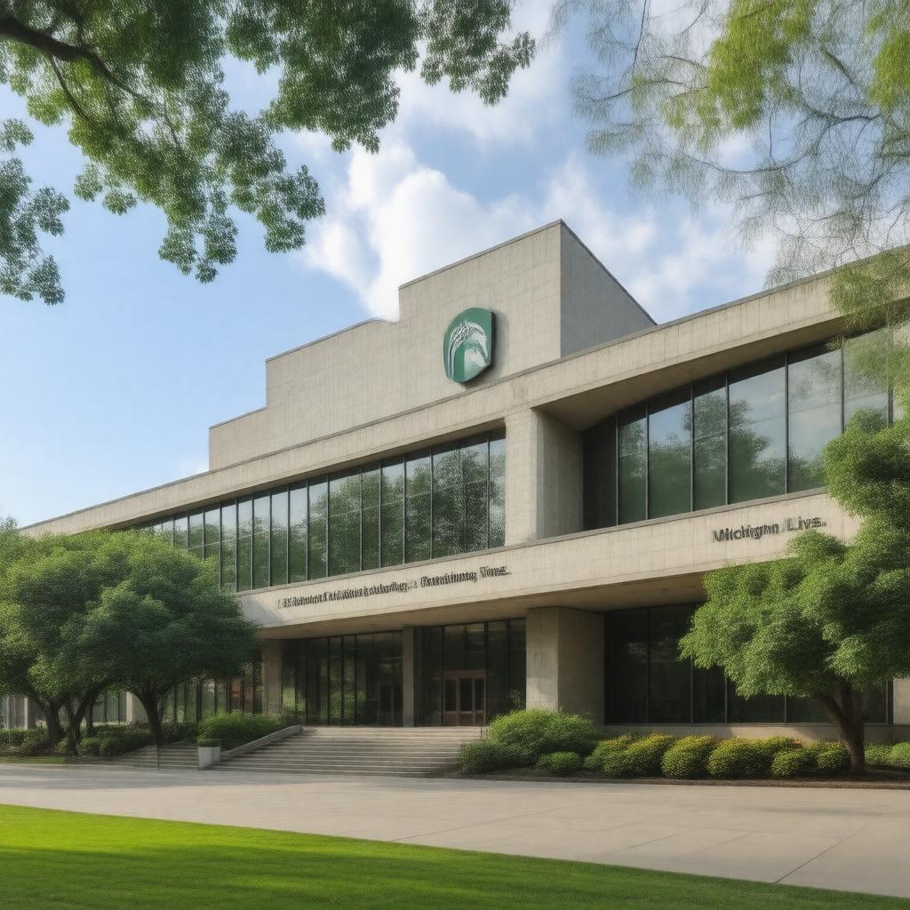 AI-created image of Eli Broad College of Business