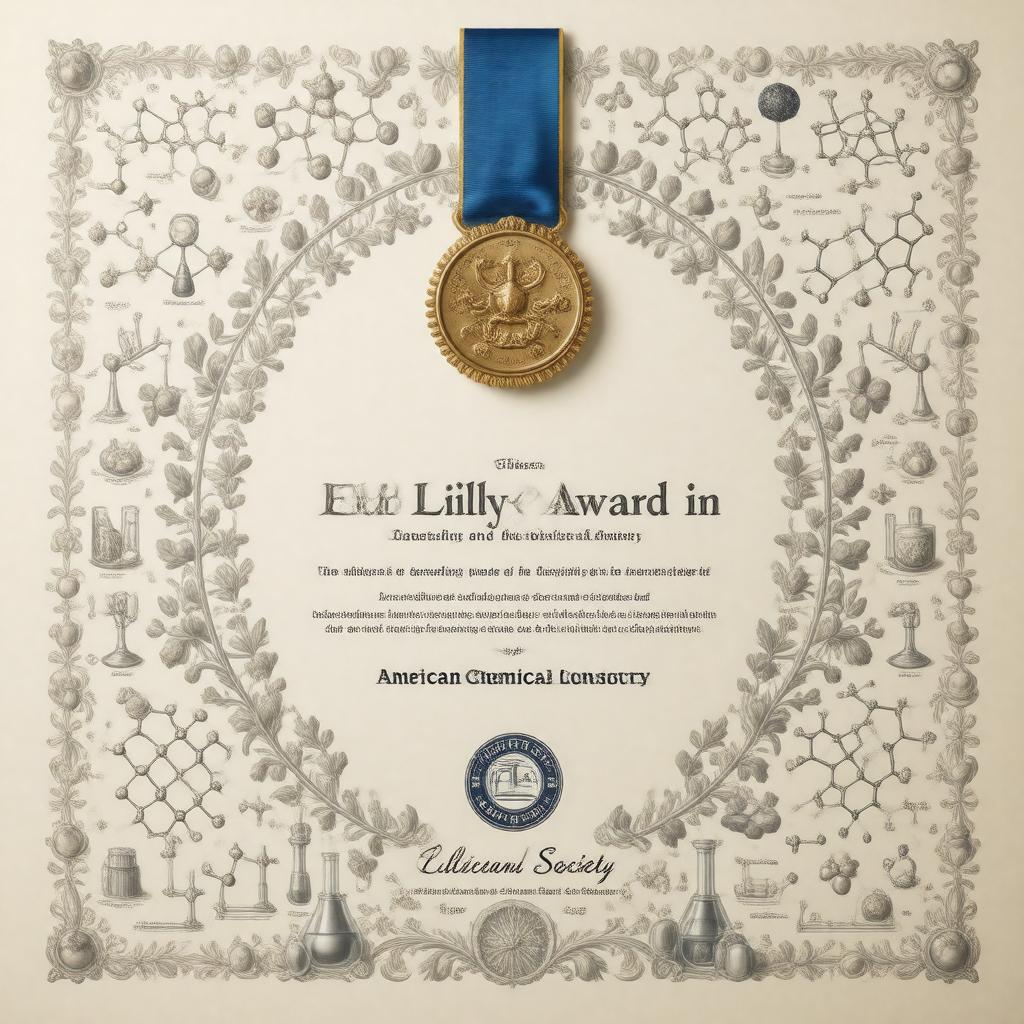 Click to view larger image AI-created image of Eli Lilly Award in Biological Chemistry