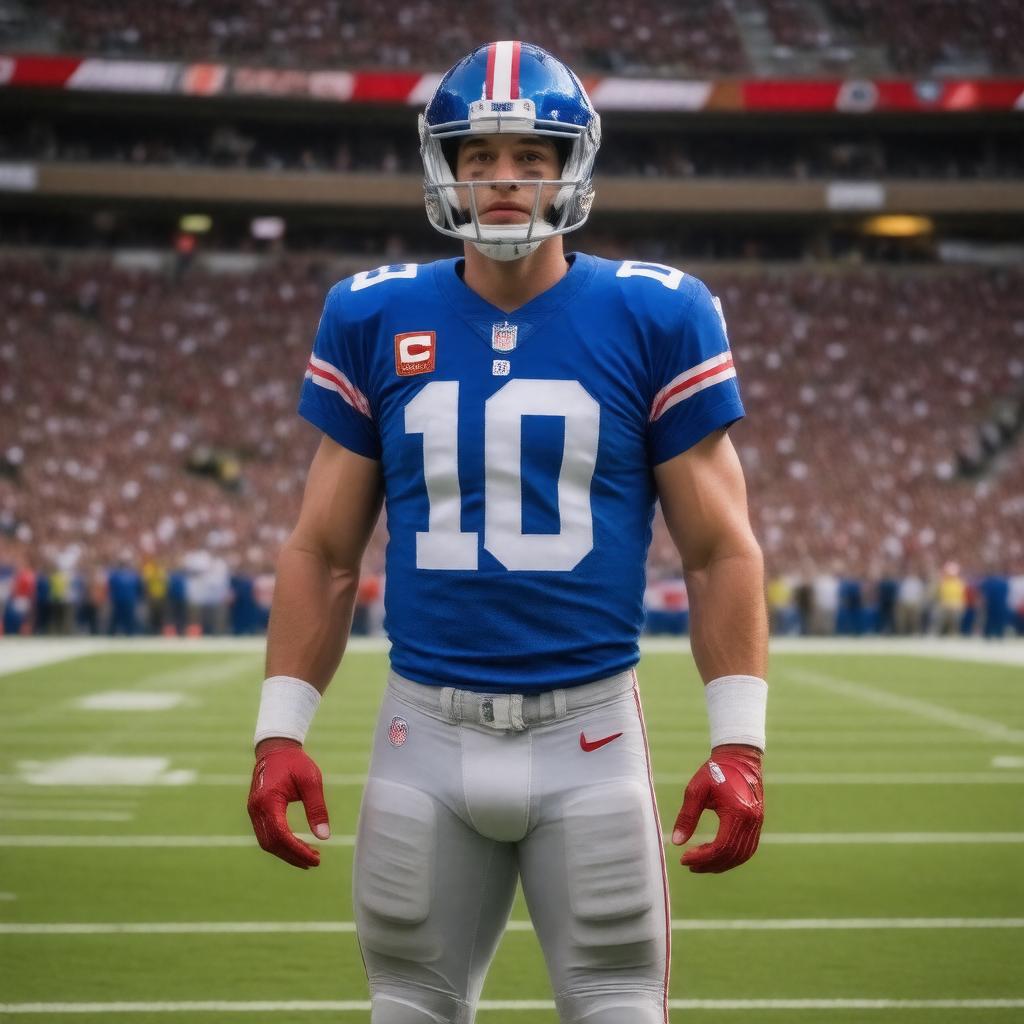 AI-created image of Eli Manning