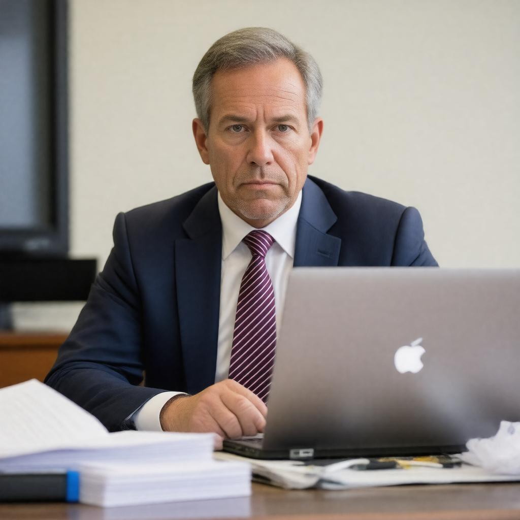 AI-created image of Eli Stokols