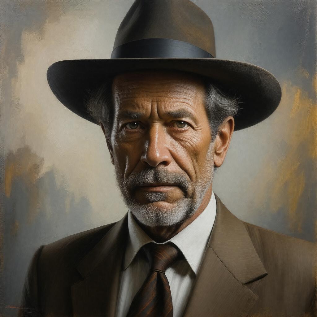 AI-created image of Eli Wallach