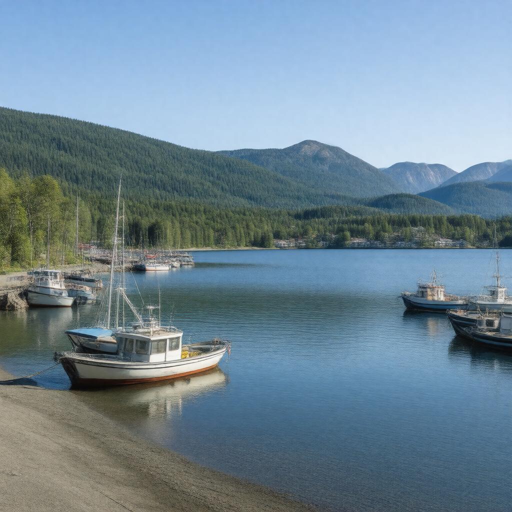 Click to view larger image AI-created image of Eliason Harbor