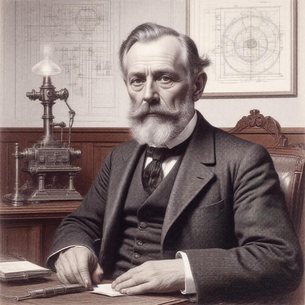 AI-created image of Elihu Thomson