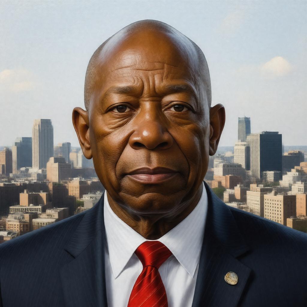 AI-created image of Elijah Cummings