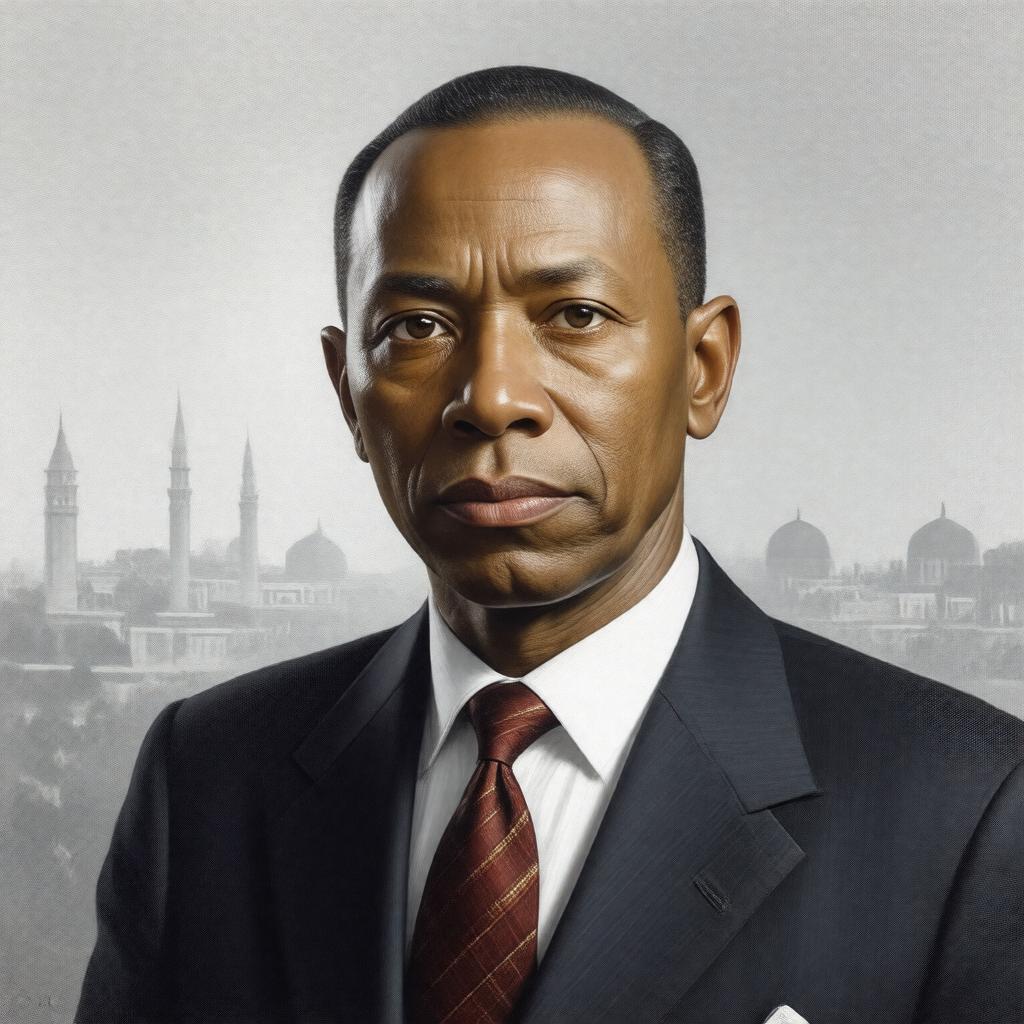 AI-created image of Elijah Muhammad