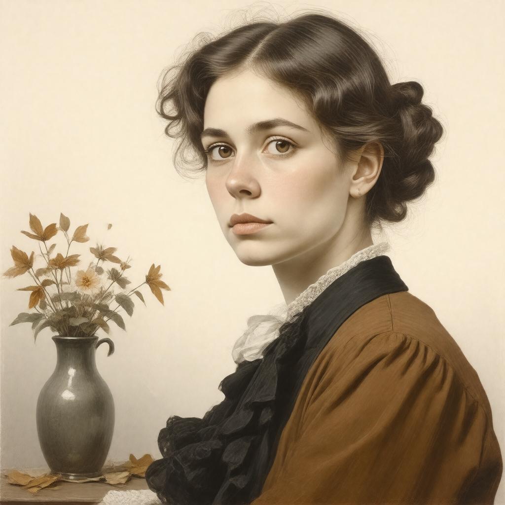 Click to view larger image AI-created image of Elinor Bettina Frost