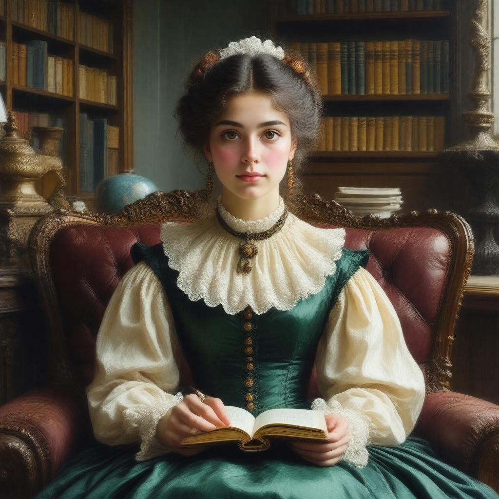 AI-created image of Elinor Dashwood