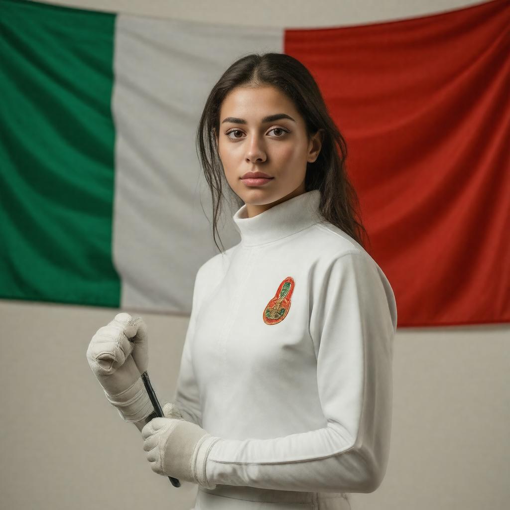 AI-created image of Elisa Di Francisca