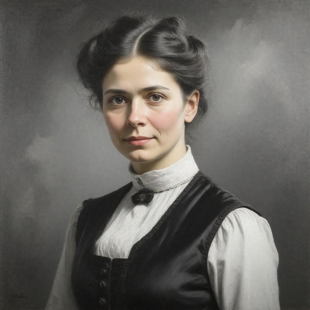 AI-created image of Elisabeth Bamberger