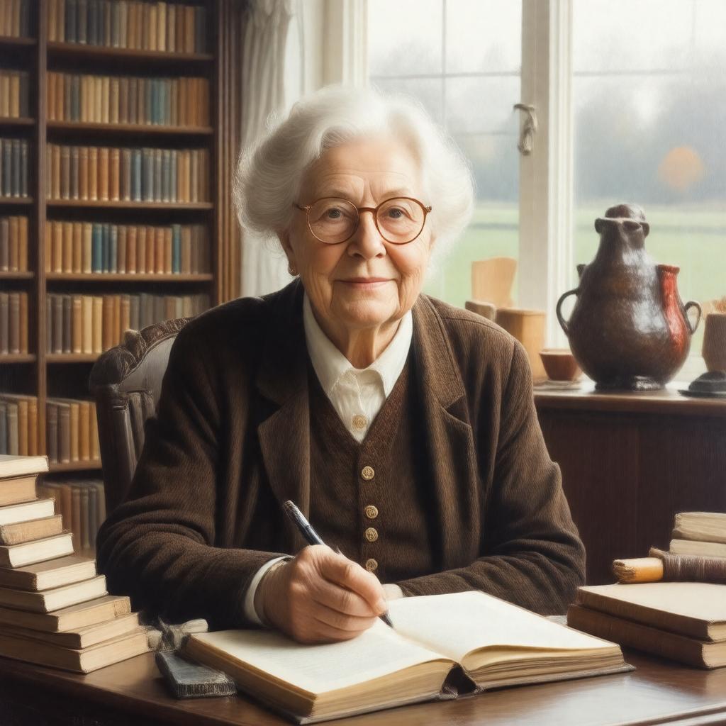 AI-created image of Elisabeth Beresford