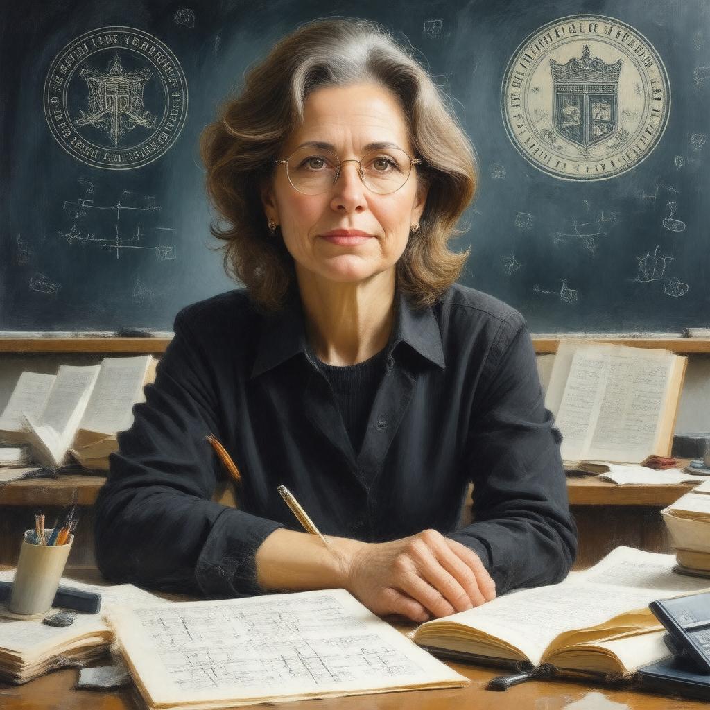 AI-created image of Elisabeth Case