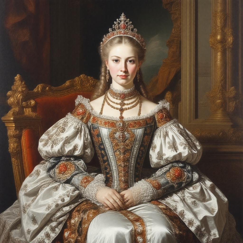 AI-created image of Elisabeth Christine of Brunswick-Wolfenbüttel