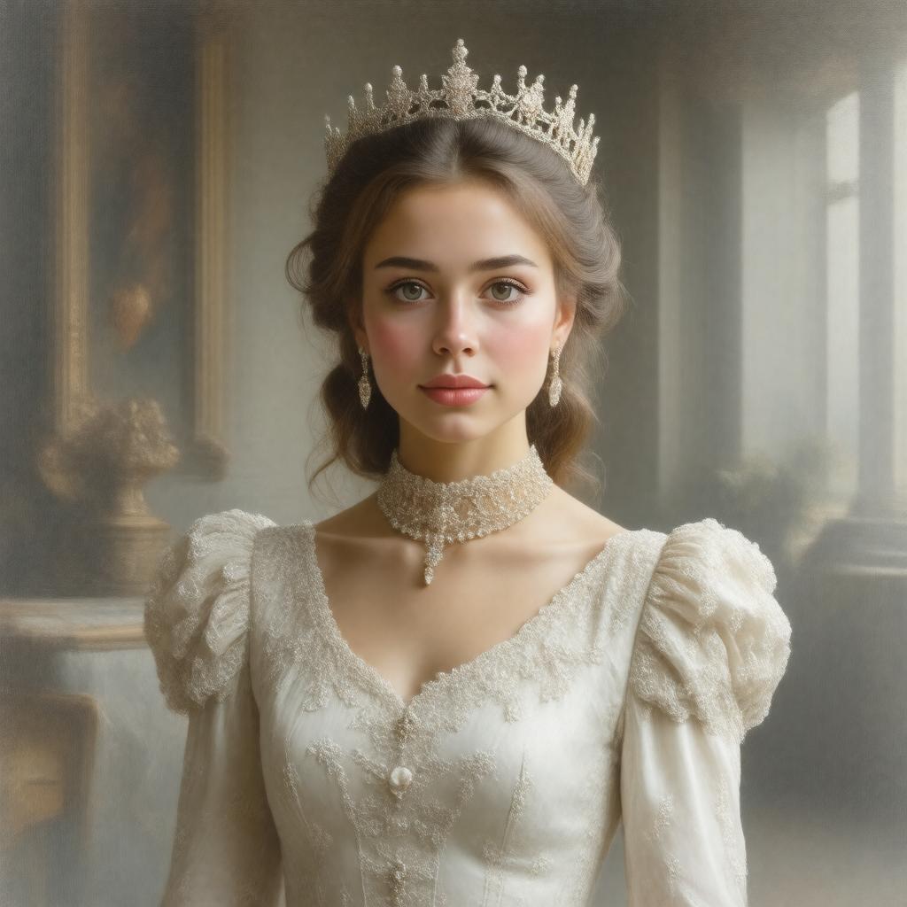 Click to view larger image AI-created image of Elisabeth Marie Alice Victoria