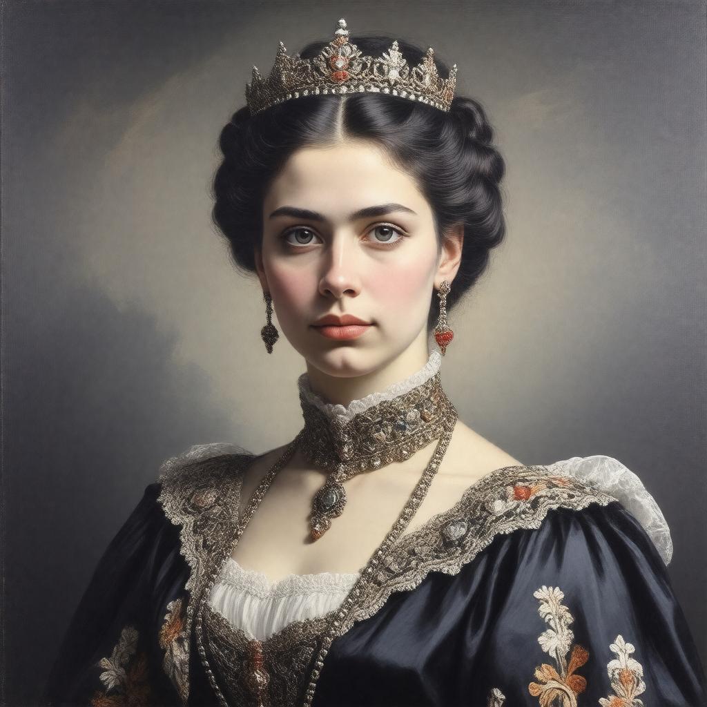AI-created image of Elisabeth of Romania