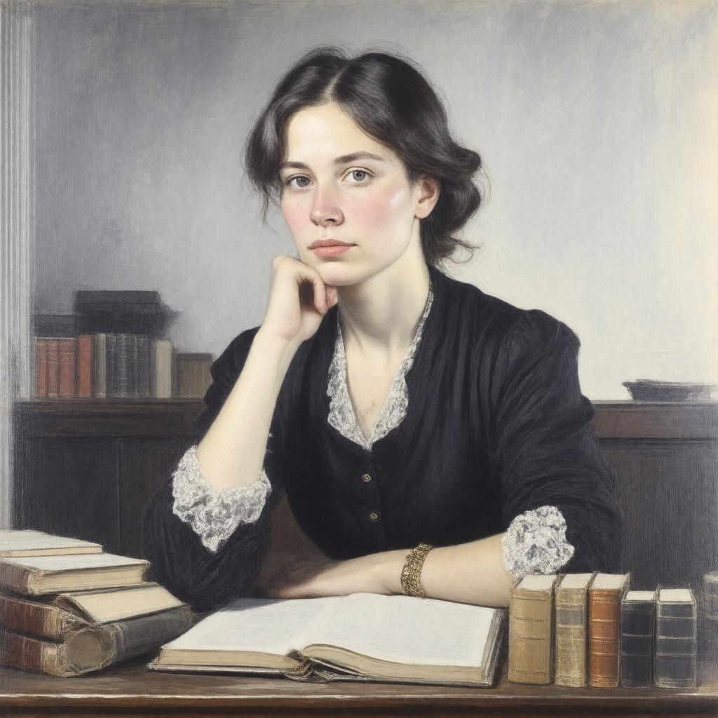 Click to view larger image AI-created image of Elise Schmidt