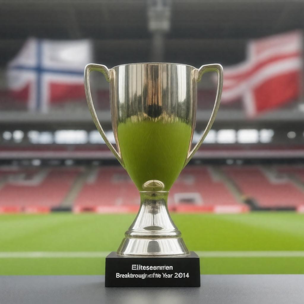 Click to view larger image AI-created image of Eliteserien Breakthrough of the Year 2014