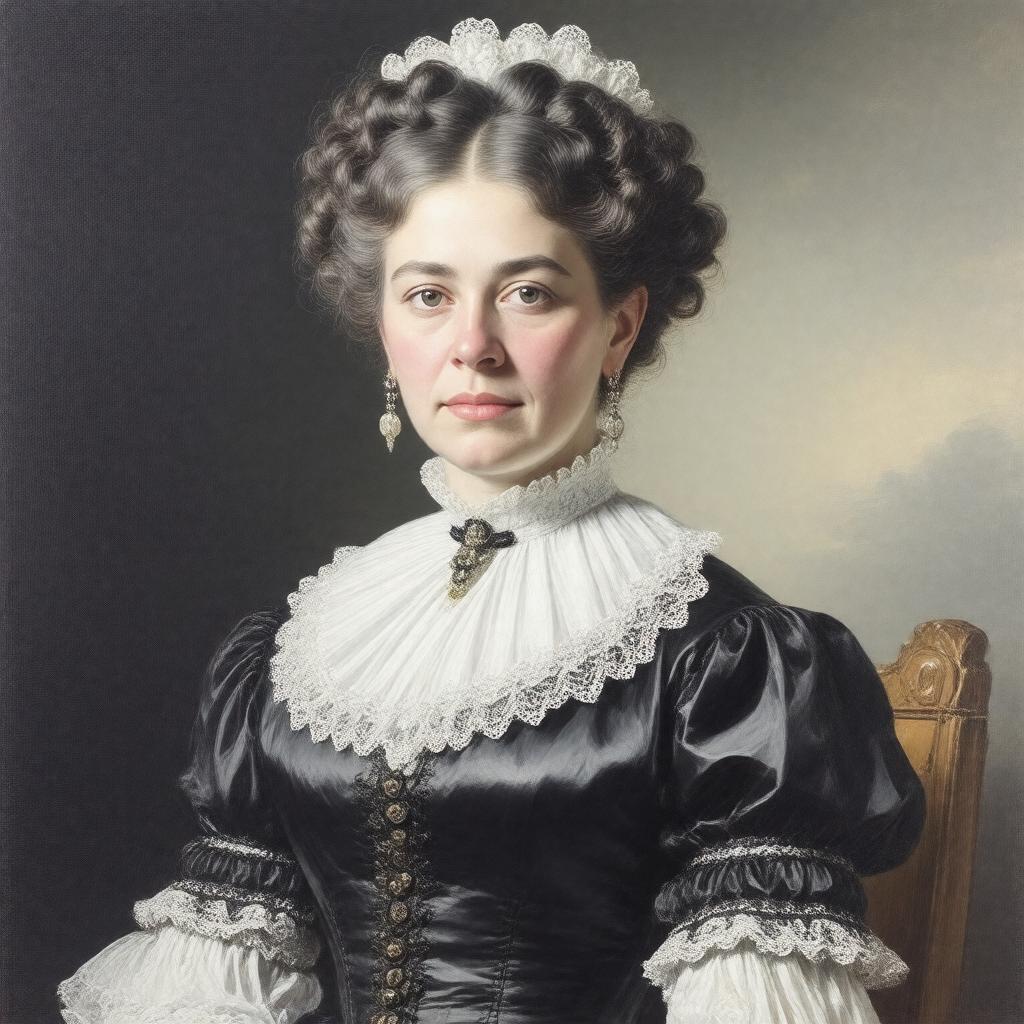 Click to view larger image AI-created image of Eliza Grace Symonds Bell