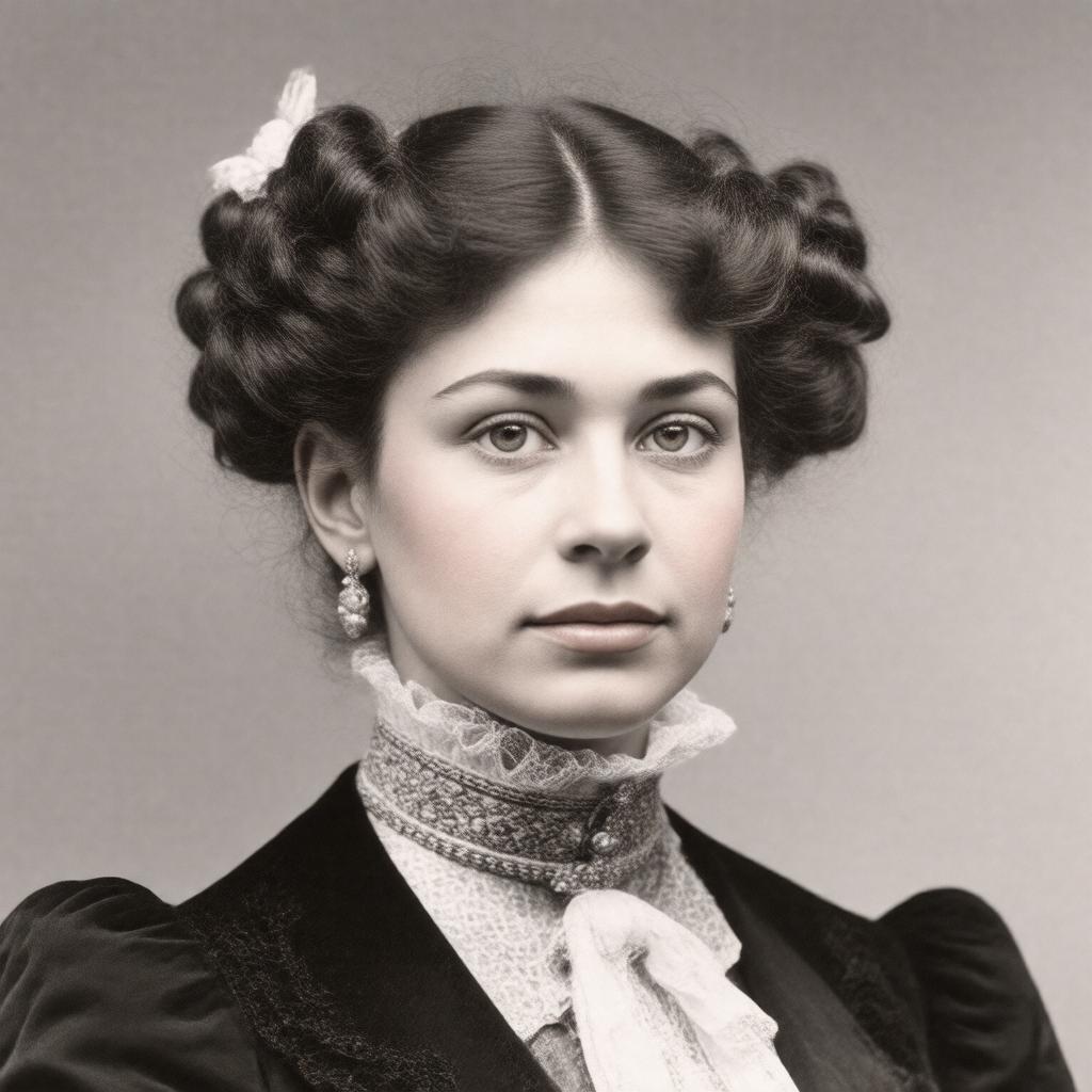 Click to view larger image AI-created image of Elizabeth Barrie