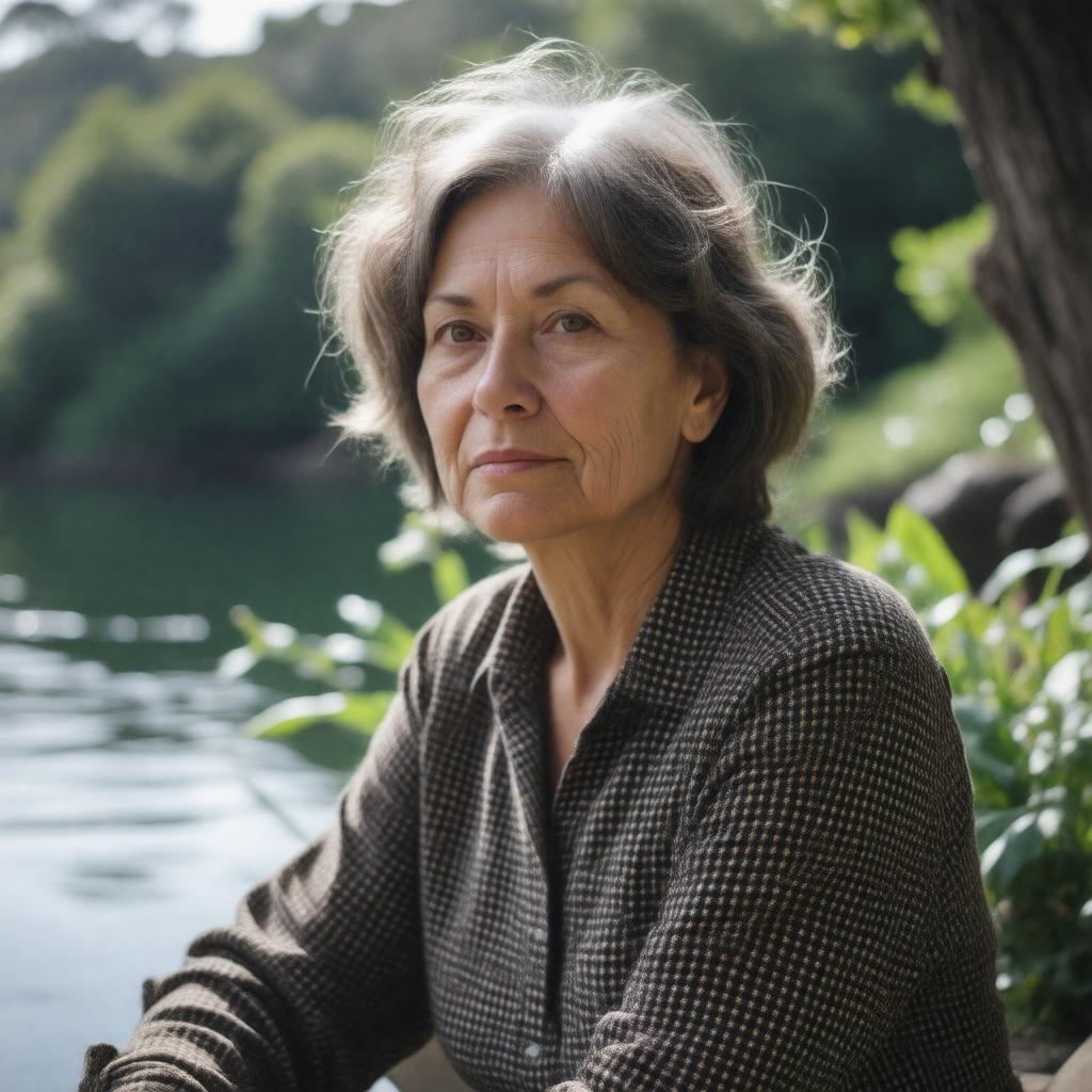 AI-created image of Elizabeth Bishop