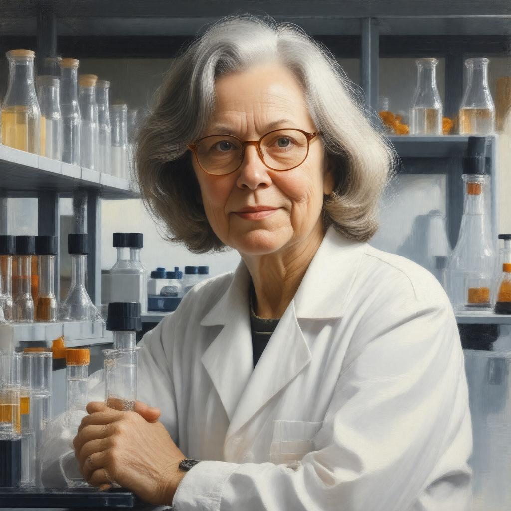 AI-created image of Elizabeth Blackburn