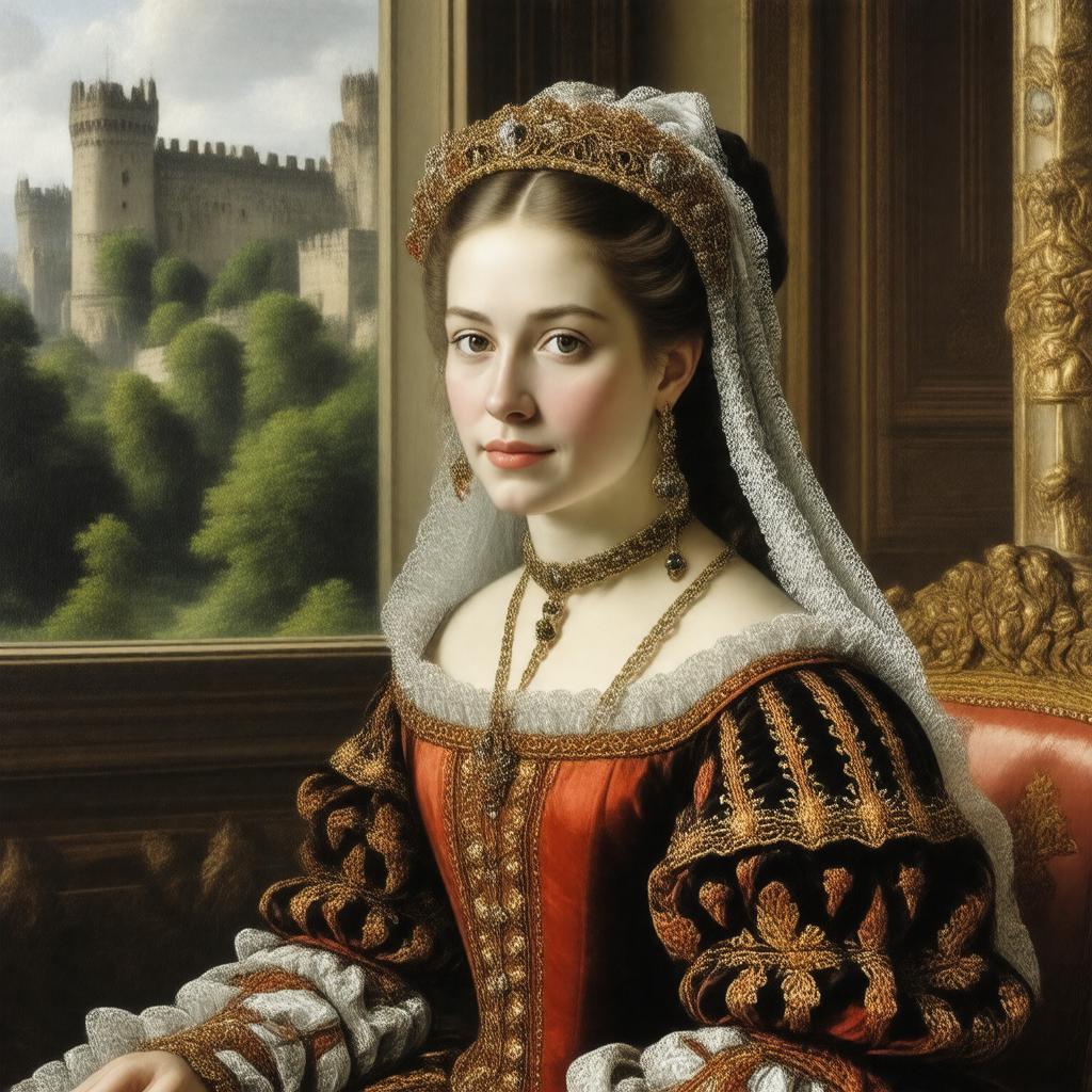 Click to view larger image AI-created image of Elizabeth Boleyn, Countess of Wiltshire