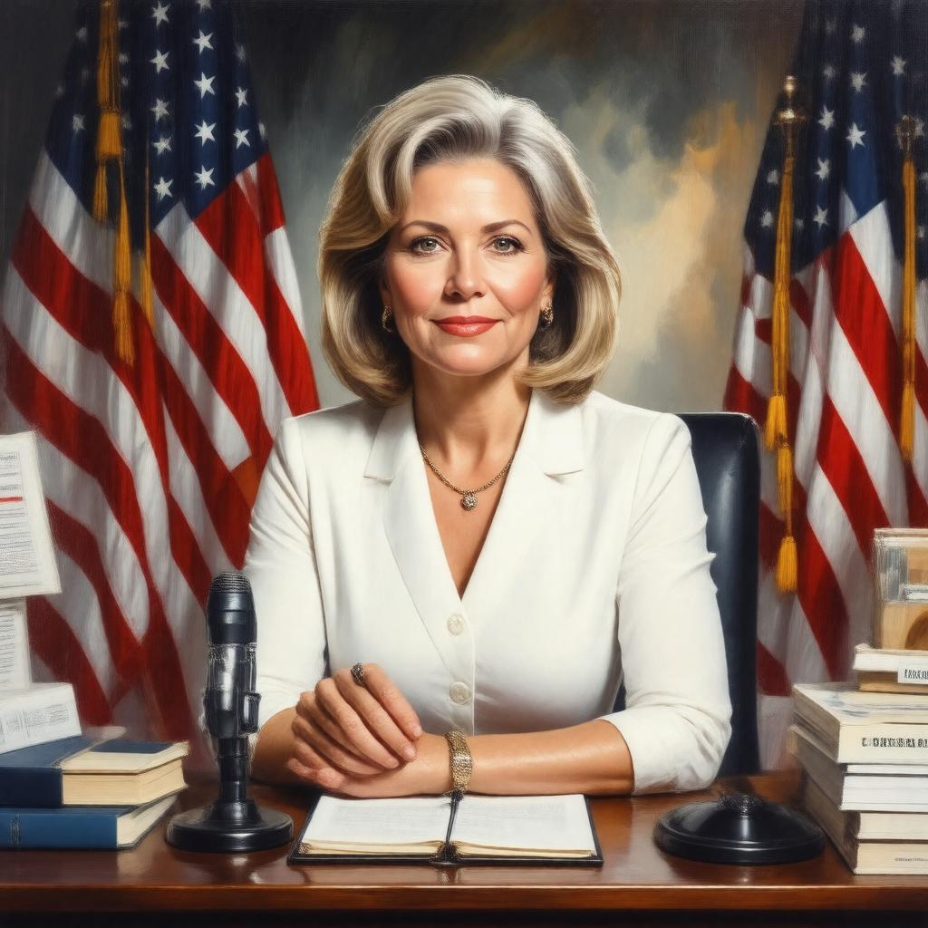 AI-created image of Elizabeth Carolyn Vought