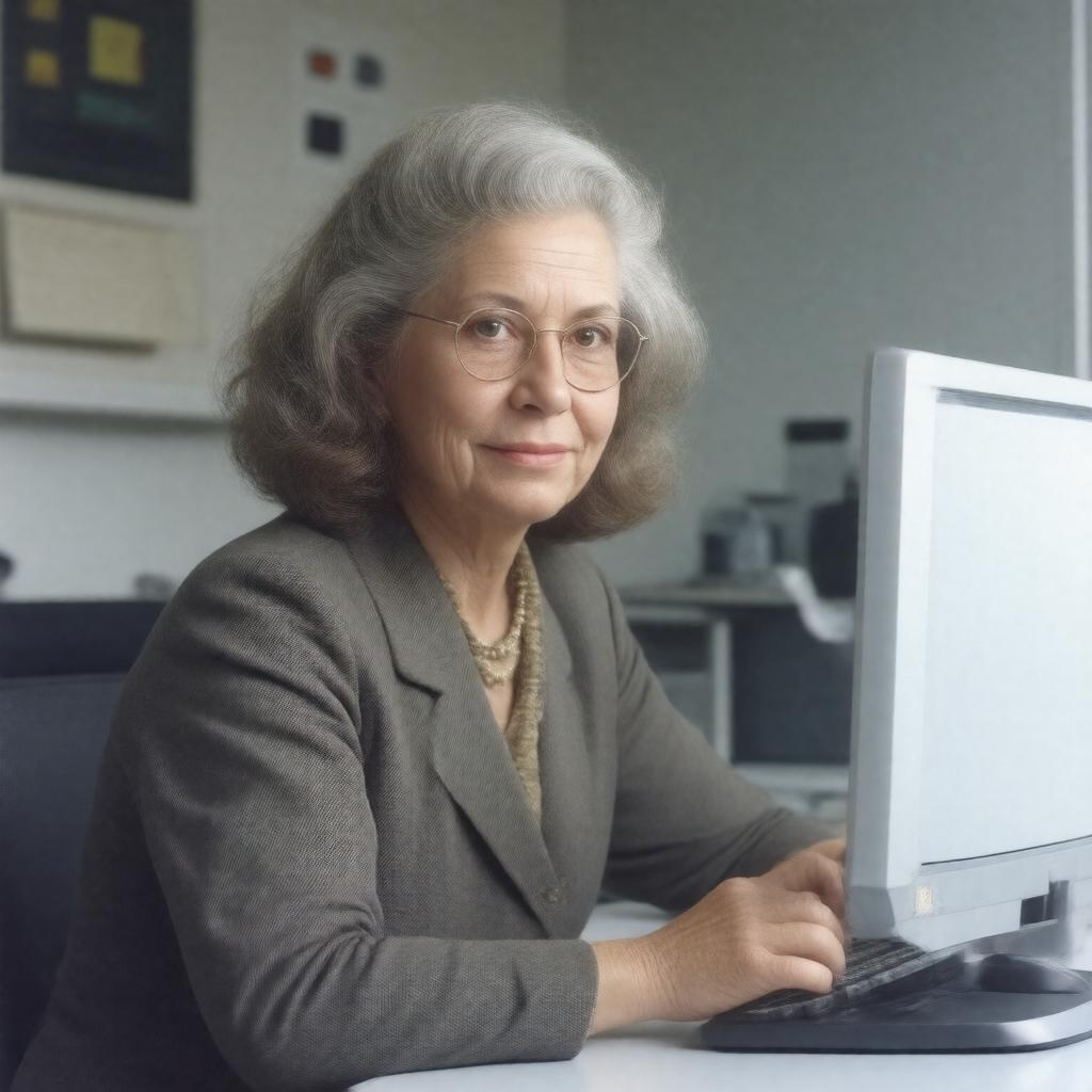 Click to view larger image AI-created image of Elizabeth Feinler