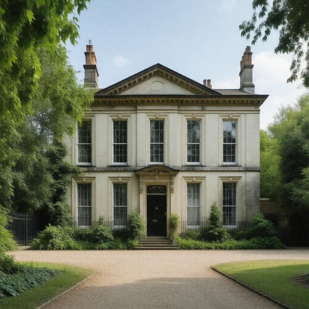 AI-created image of Elizabeth Gaskell House