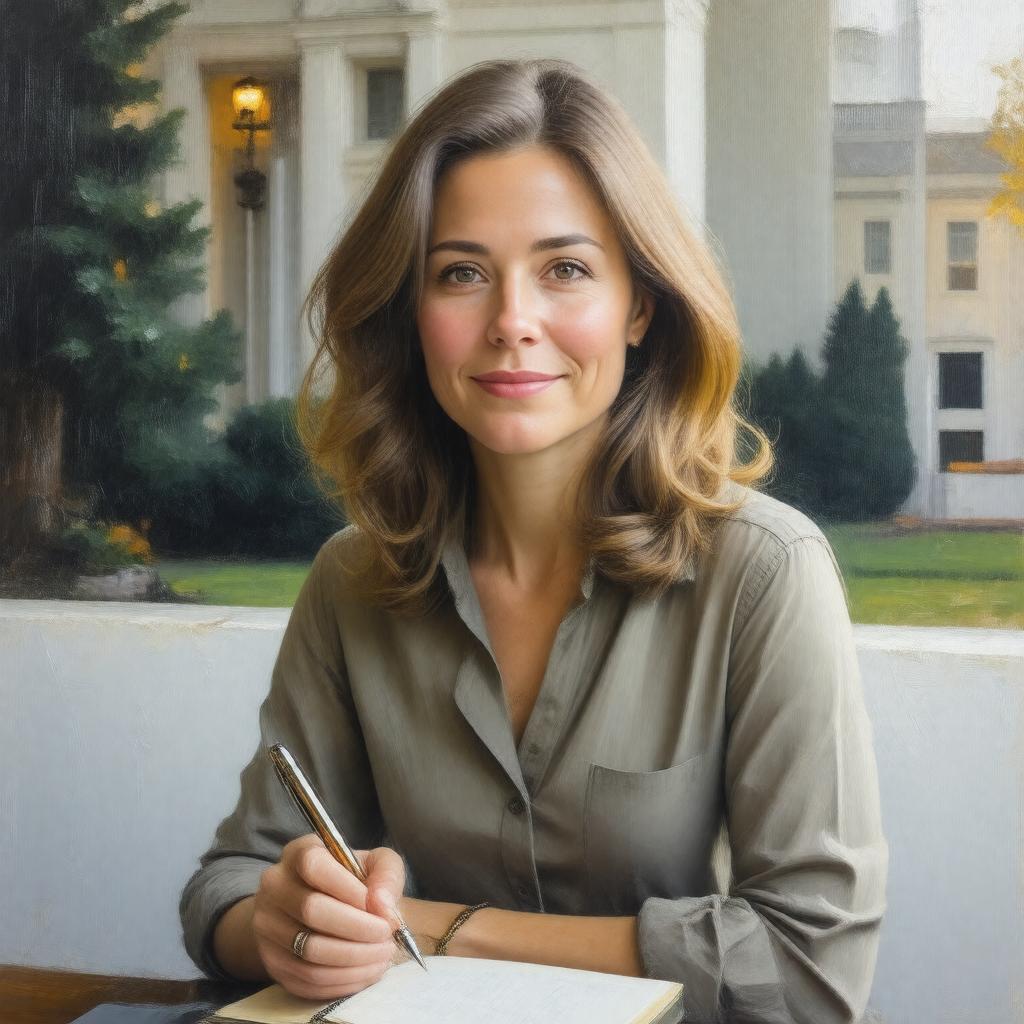 AI-created image of Elizabeth Gates