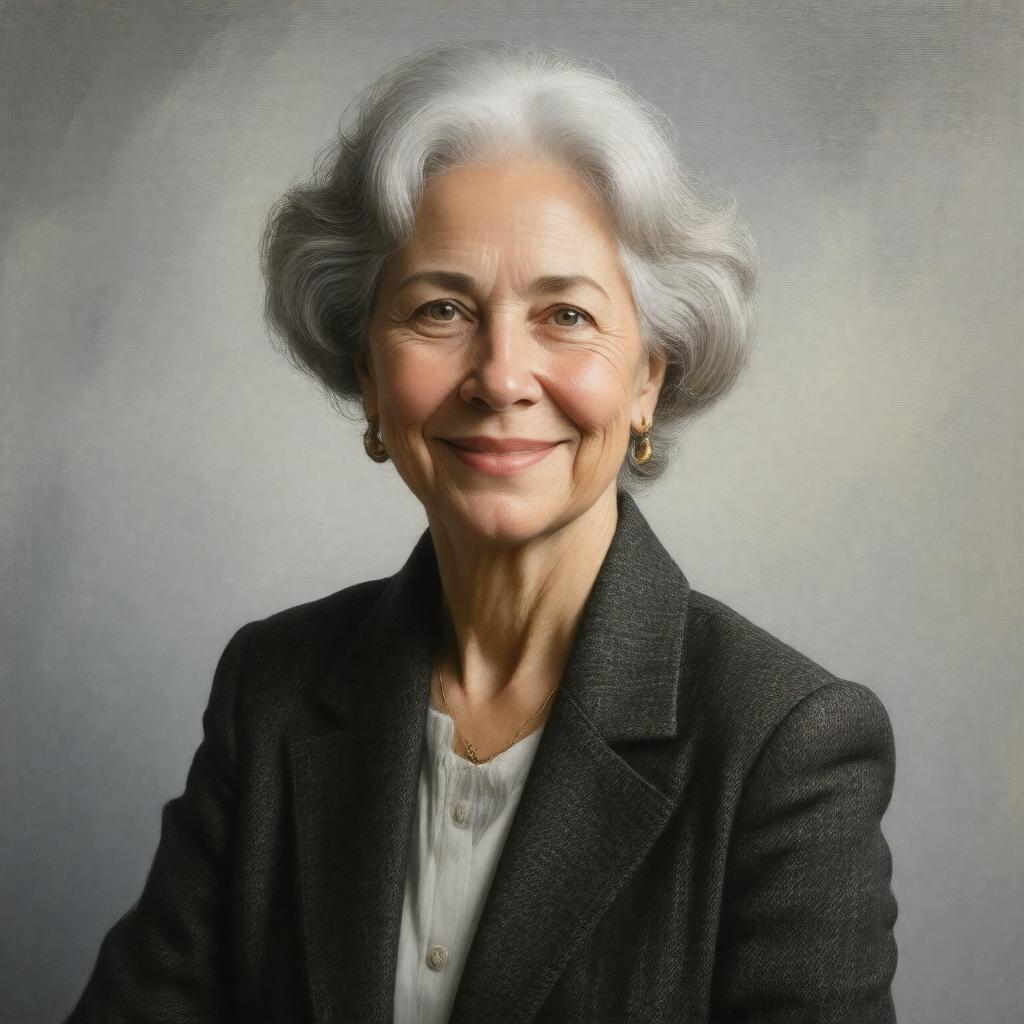 AI-created image of Elizabeth Gell-Mann