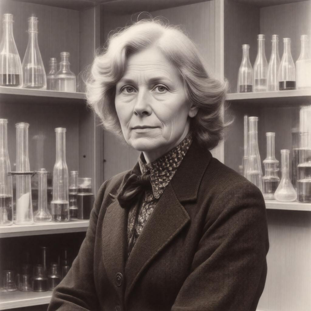 AI-created image of Elizabeth Hodgkin