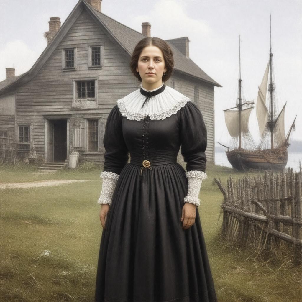 AI-created image of Elizabeth Hopkins
