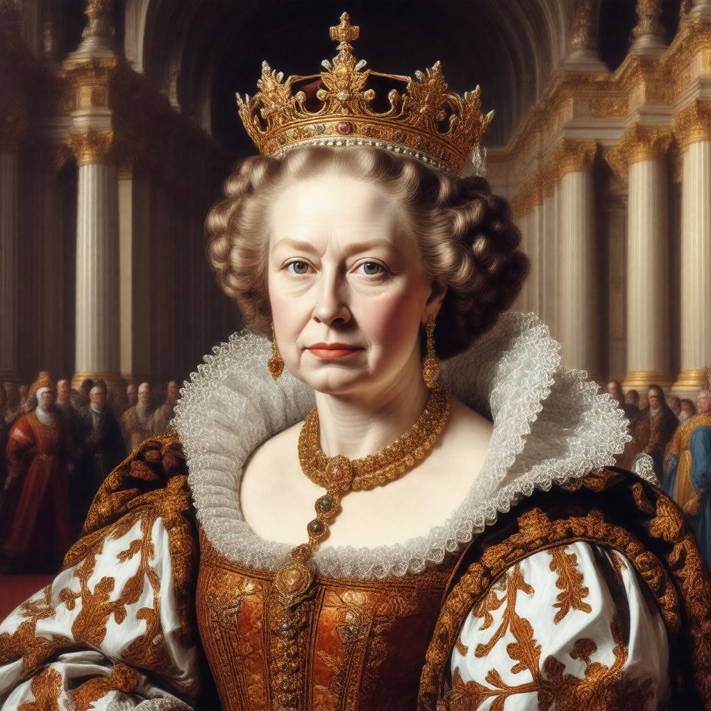 AI-created image of Elizabeth I of England