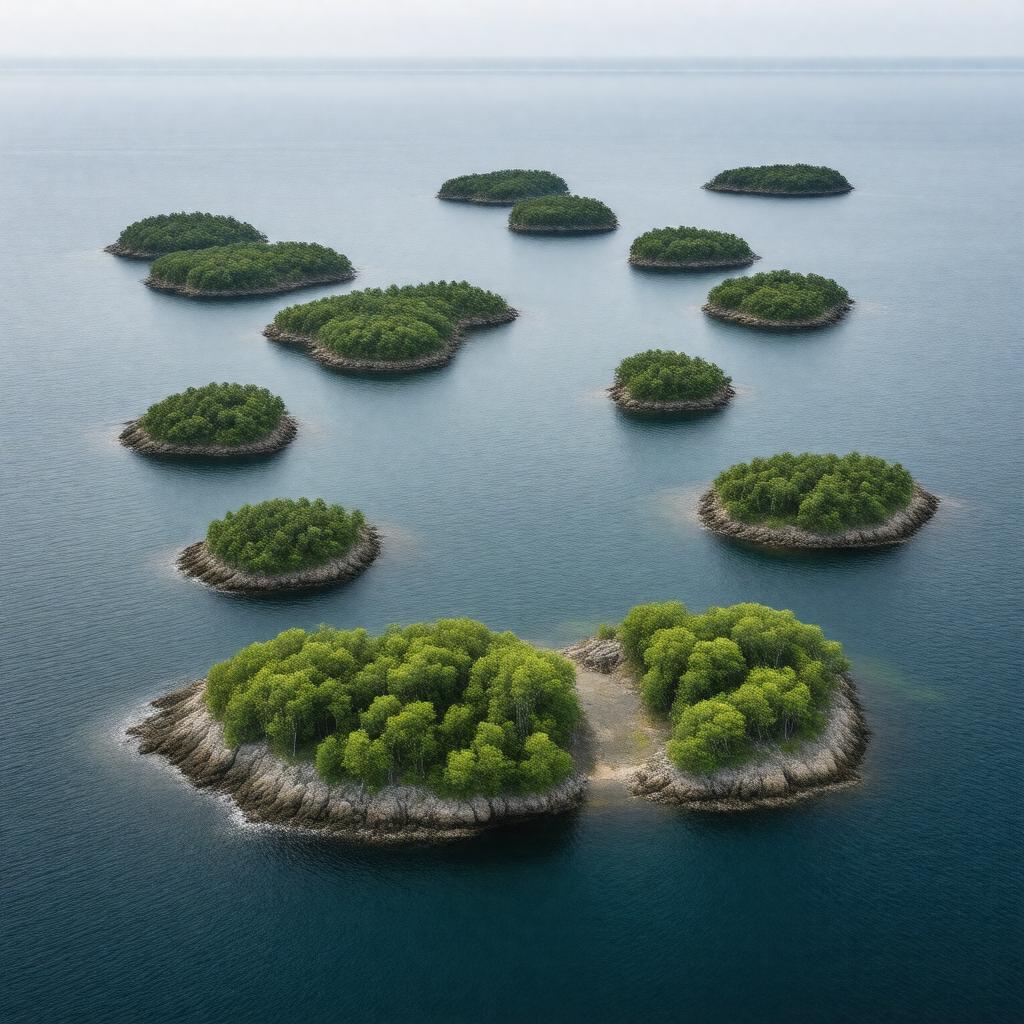AI-created image of Elizabeth Islands